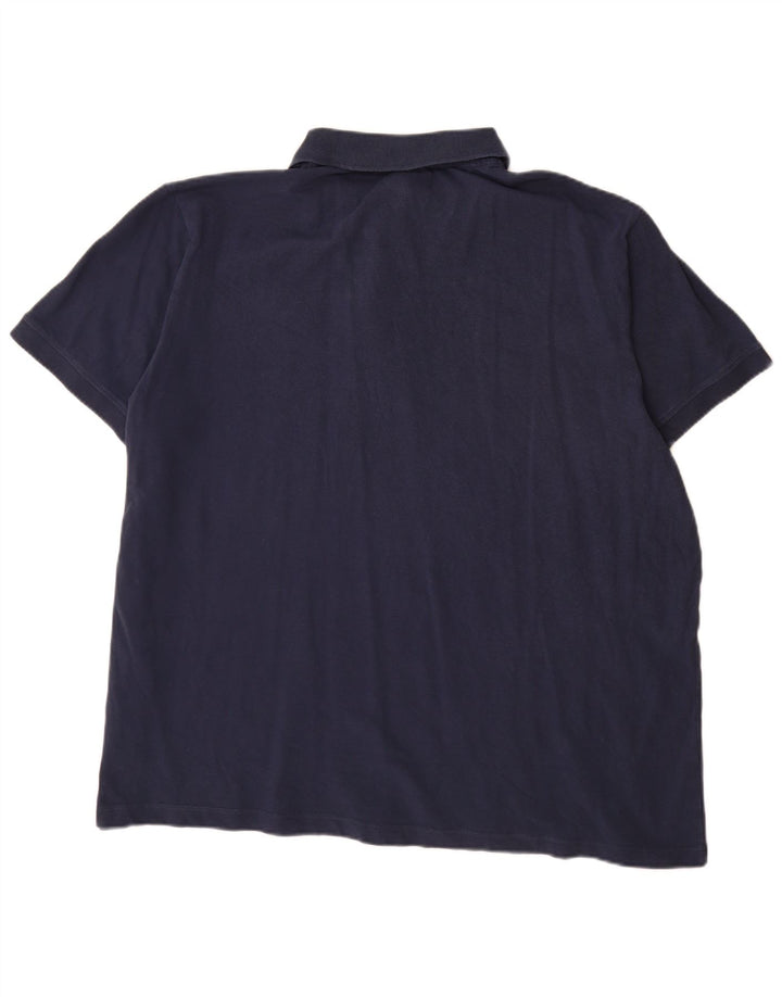 Kappa Mens Polo Shirt 3XL Navy Blue Cotton