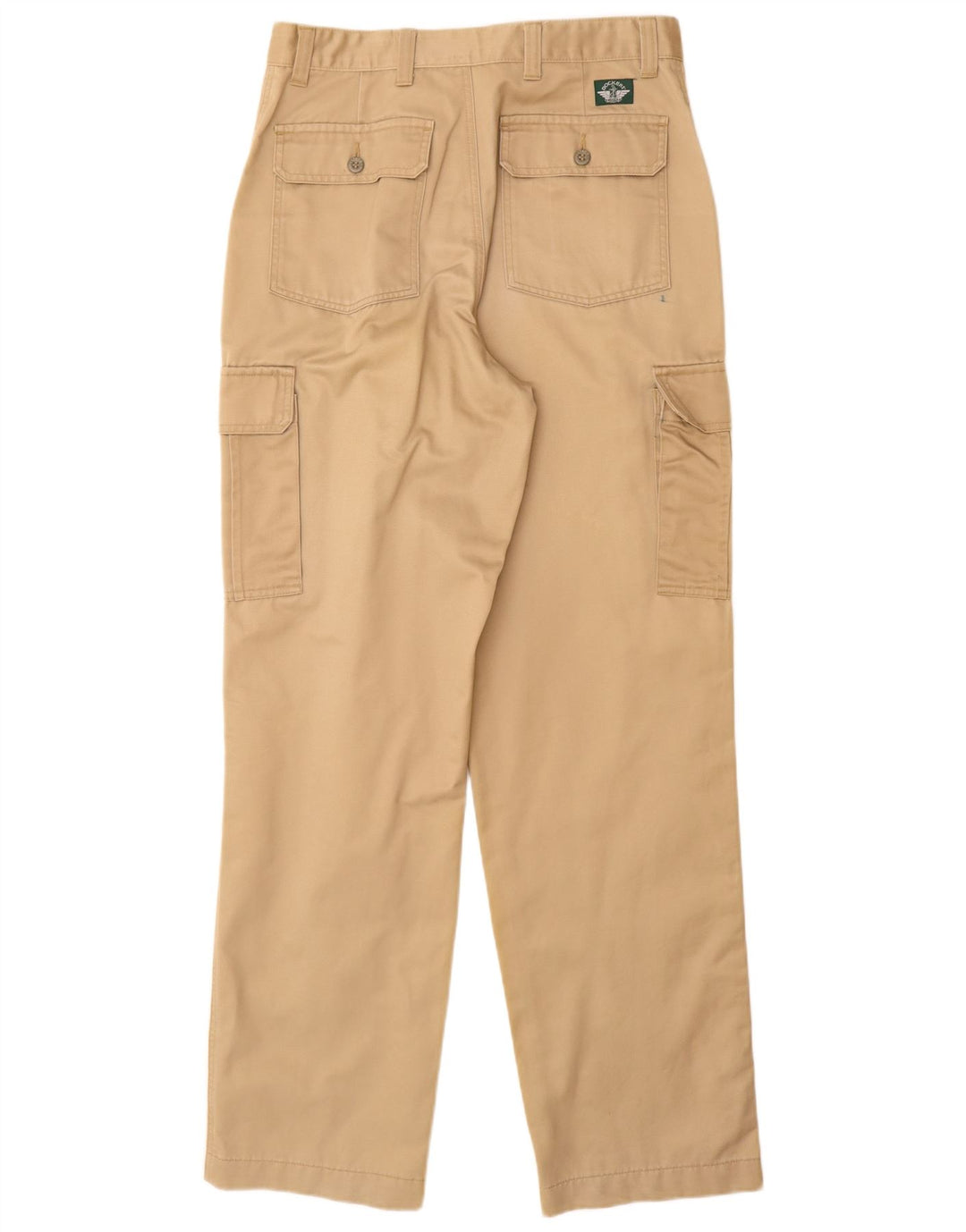 Dockers Mens Straight Cargo Trousers W33 L34 Beige Cotton