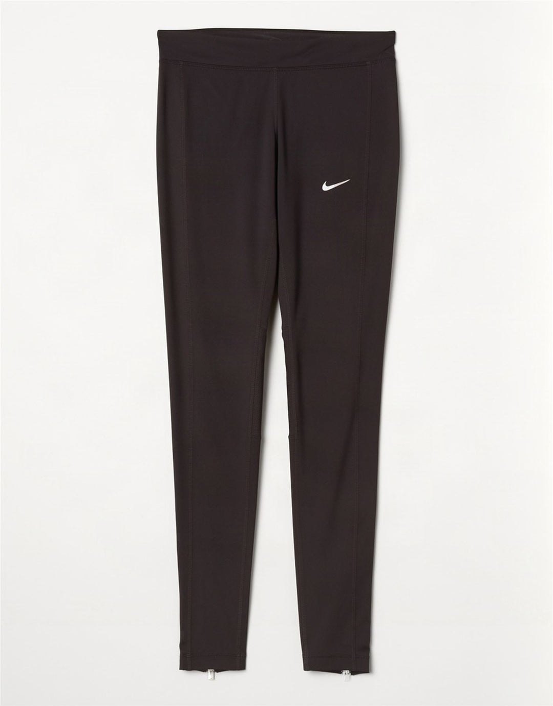 Nike Womens Dri Fit Leggings UK 10 Small Black Polyester