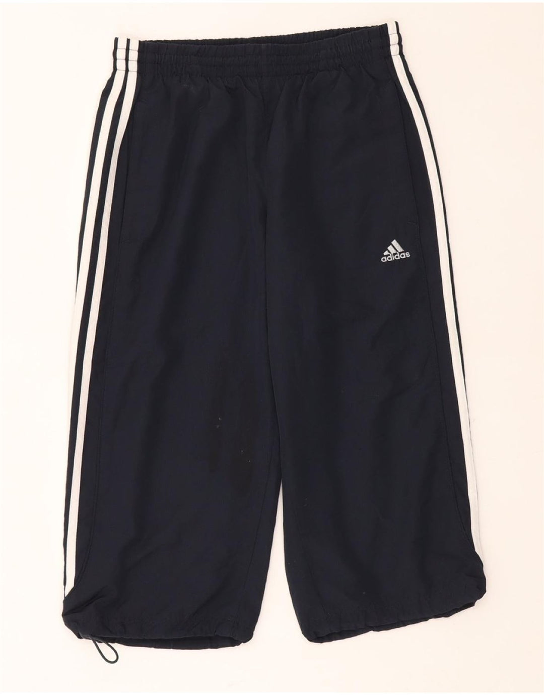 ADIDAS Womens Climalite Capri Tracksuit Trousers UK 6 XS  Navy Blue