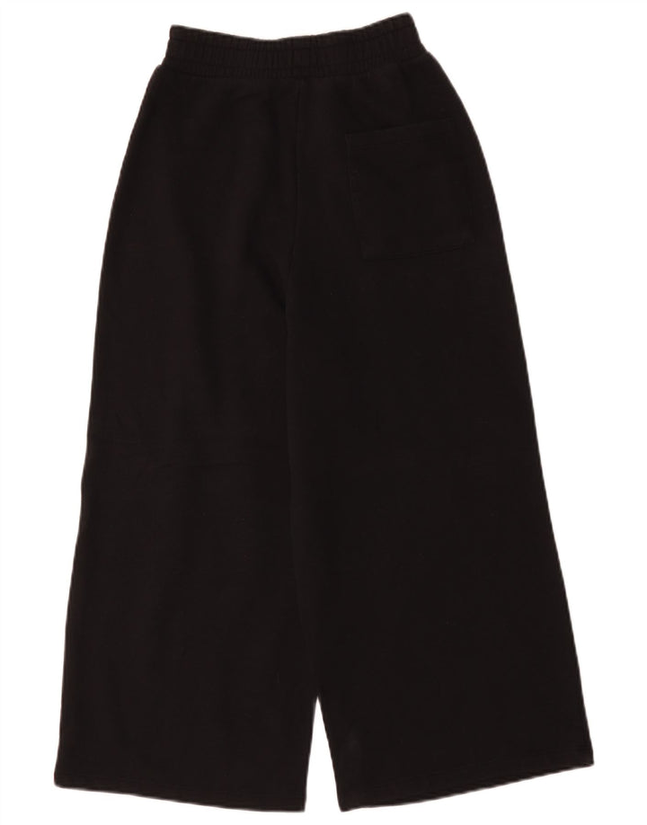 Zara Womens Capri Tracksuit Trousers UK 8 Small  Black
