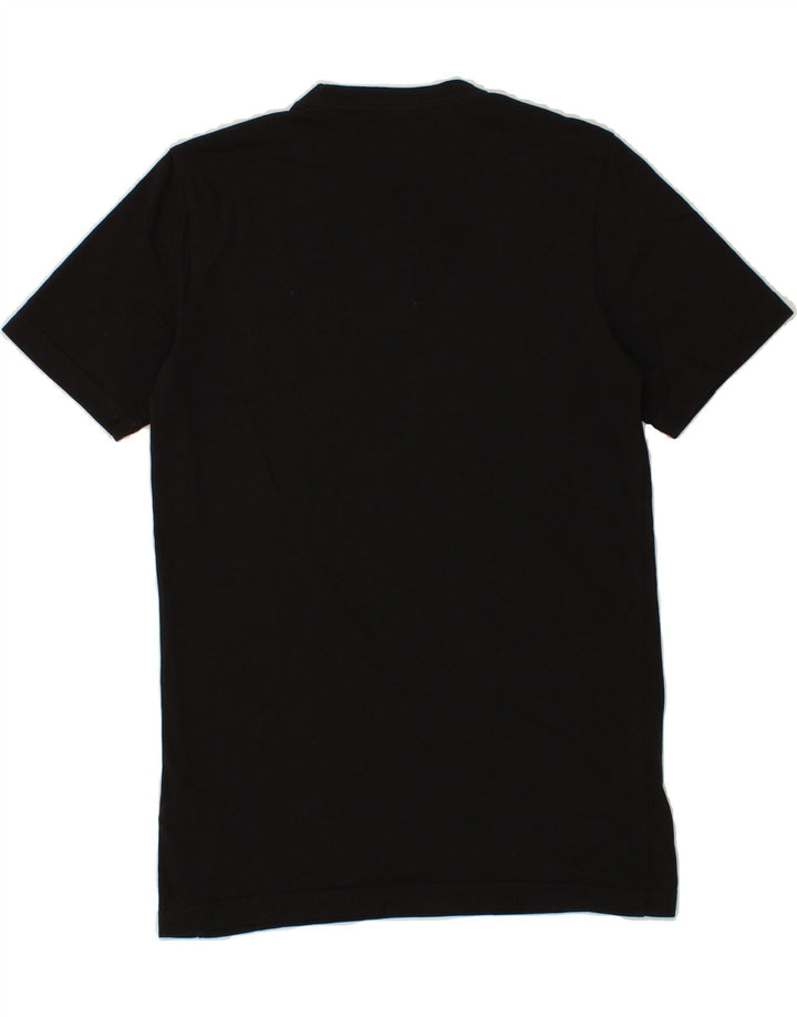 ADIDAS Mens Graphic T-Shirt Top Small Black Cotton Vintage Adidas and Second-Hand Adidas from Messina Hembry 