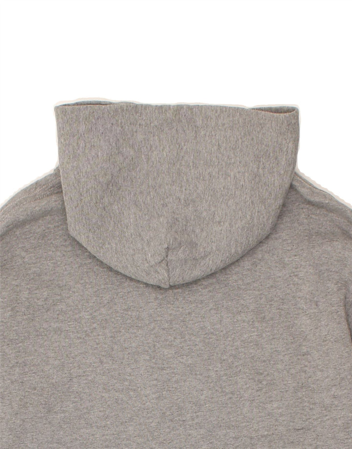 RUSSELL ATHLETIC Mens Graphic Hoodie Jumper Medium Grey Polyester | Vintage Russell Athletic | Thrift | Second-Hand Russell Athletic | Used Clothing | Messina Hembry 