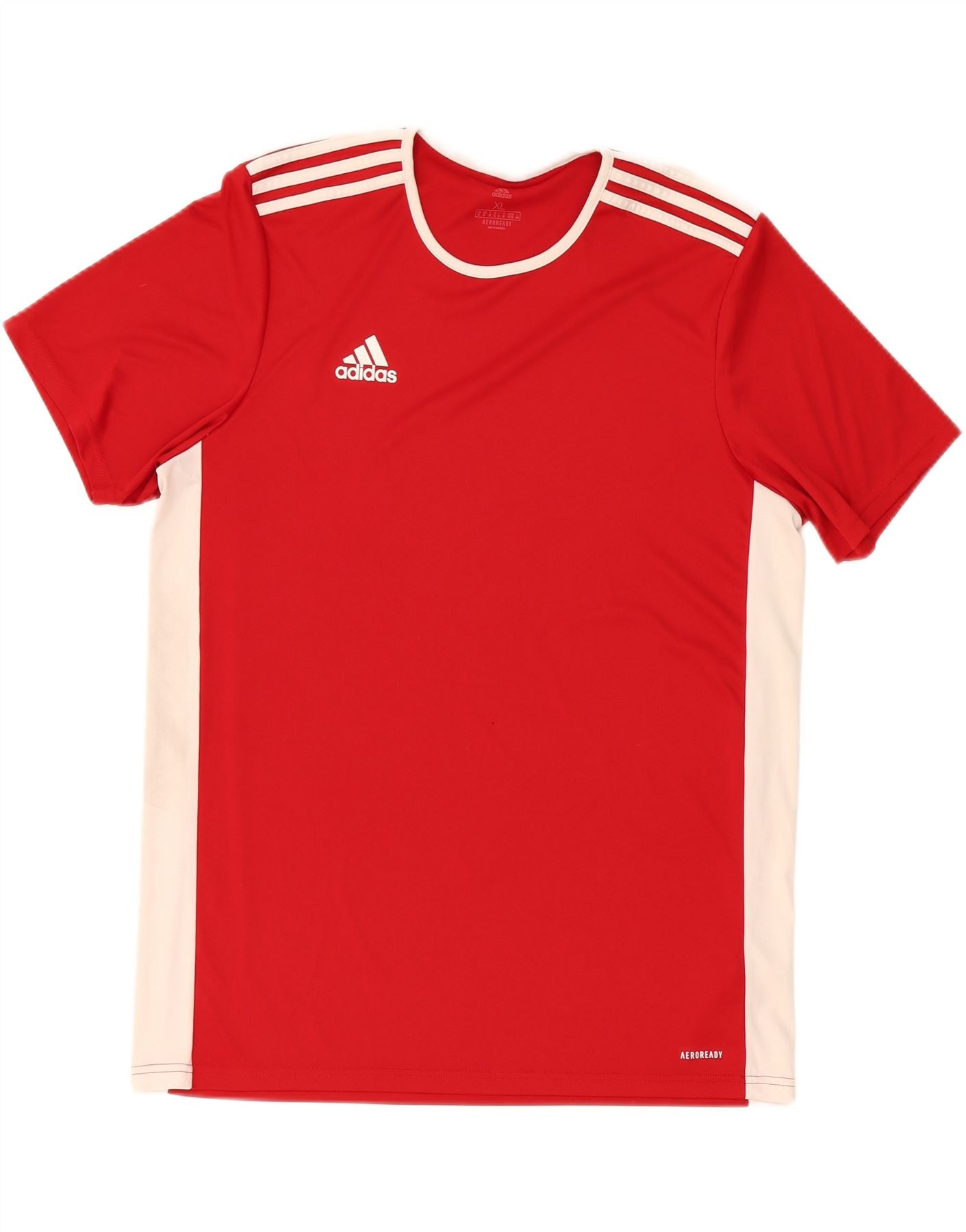 ADIDAS Camiseta Hombre Top XL Rojo Colorblock Poliéster