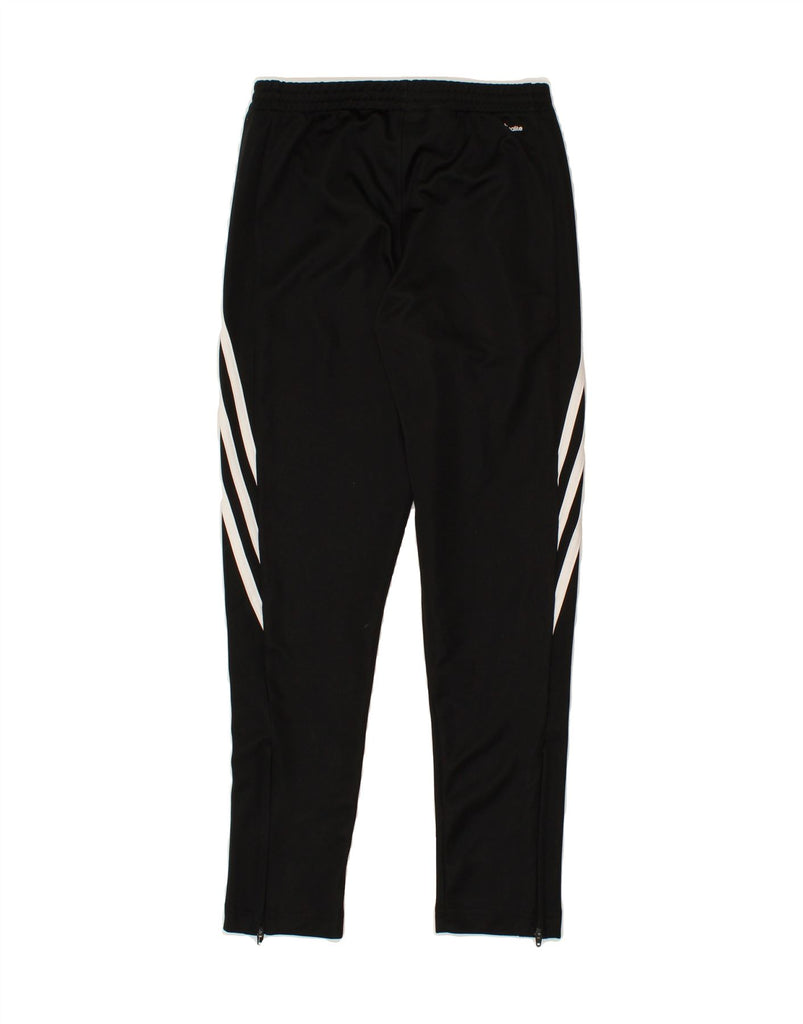 ADIDAS Boys Graphic Tracksuit Trousers 11-12 Years Large Black Polyester | Vintage Adidas | Thrift | Second-Hand Adidas | Used Clothing | Messina Hembry 