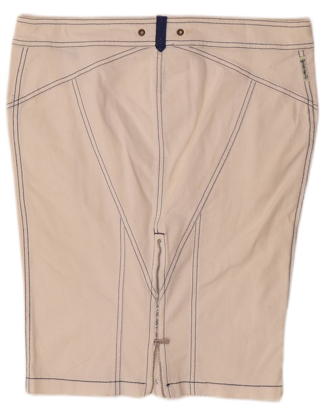 Armani Womens Pencil Skirt UK 16 Large W32  Off White