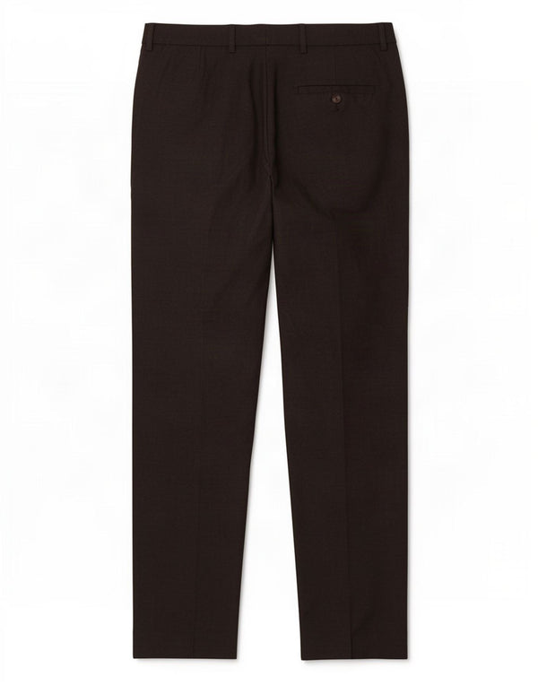 Marks & Spencer Mens Tapered Suit Trousers W34 L31 Grey Polyester