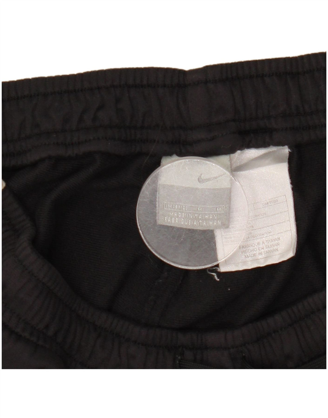 Nike Mens Tracksuit Trousers Medium  Black Colourblock Polyester
