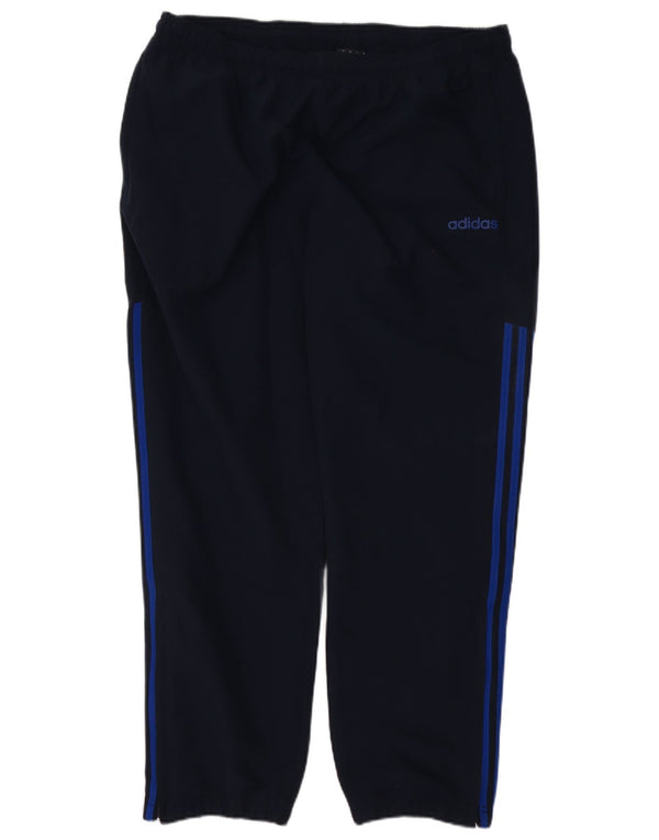 Adidas Mens Tracksuit Trousers XL Navy Blue Polyester