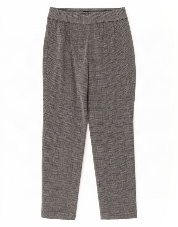 Marks & Spencer Womens Cropped Trousers UK 10 Small W26 L23 Grey