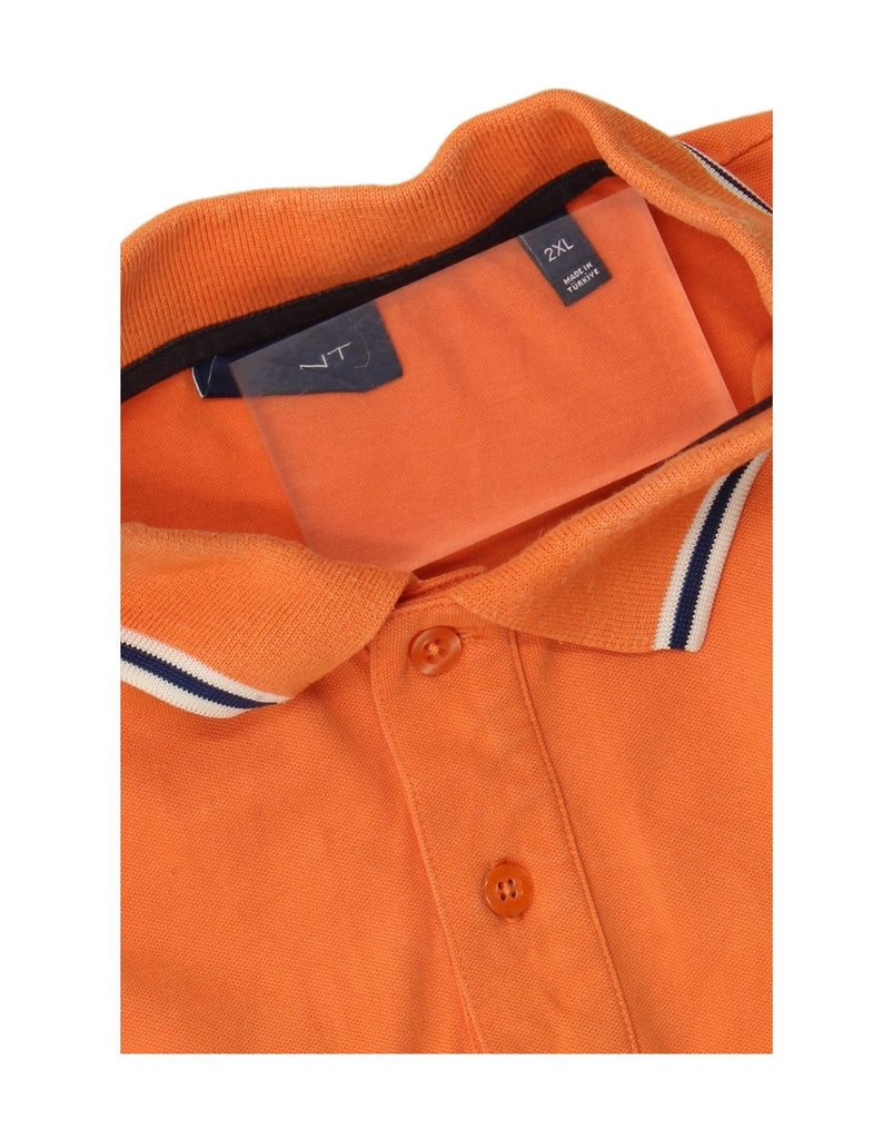 GANT Mens Polo Shirt 2XL Orange Cotton Vintage Gant and Second-Hand Gant from Messina Hembry 