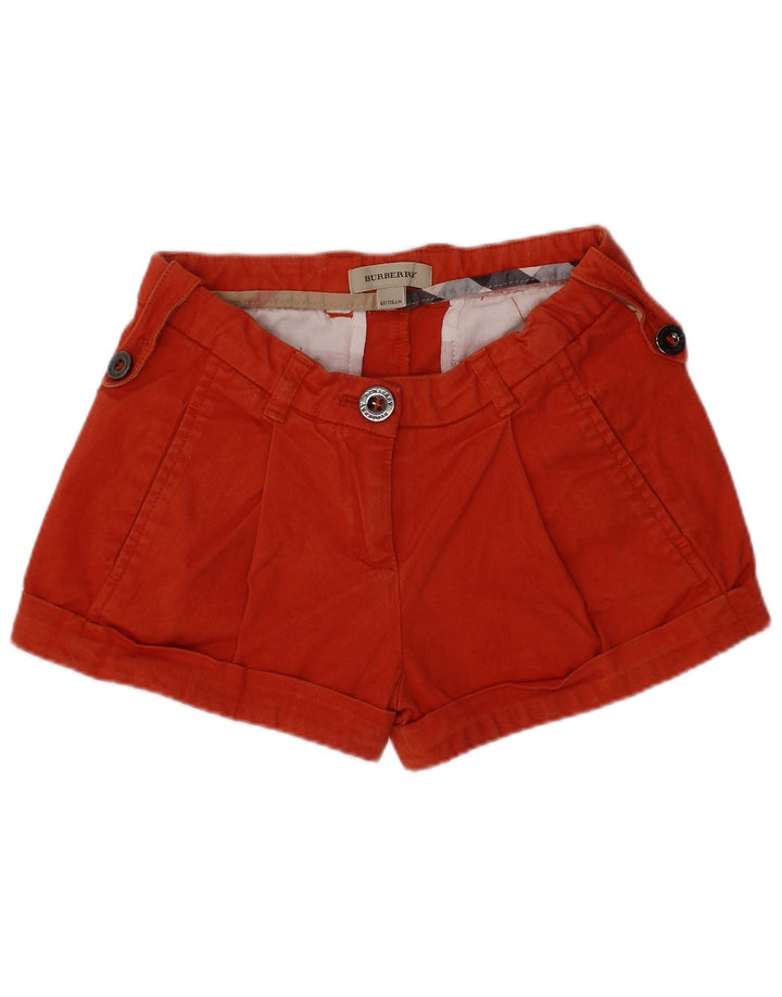 Burberry Girls Chino Shorts 5-6 Years W22 Red Cotton Classic