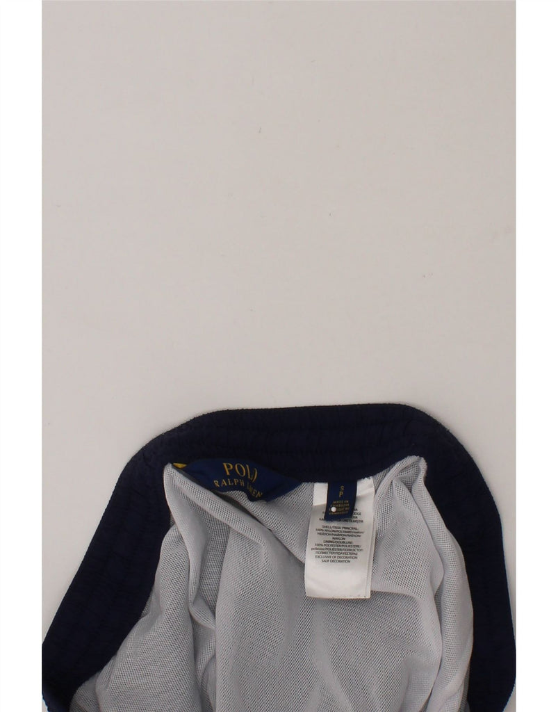 POLO RALPH LAUREN Boys Sport Shorts 13-14 Years Small Navy Blue Vintage Polo Ralph Lauren and Second-Hand Polo Ralph Lauren from Messina Hembry 