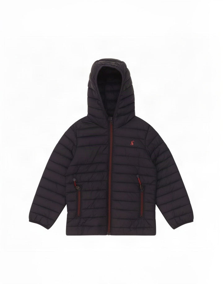 Joules Boys Hooded Padded Jacket 5-6 Years Navy Blue Polyester