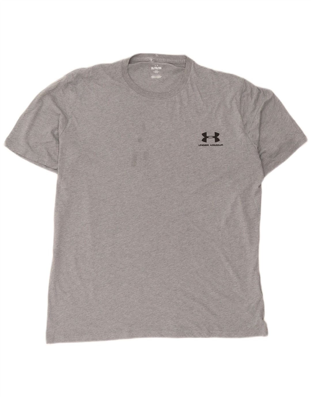 Under Armour Mens T-Shirt Top XL Grey Flecked Cotton
