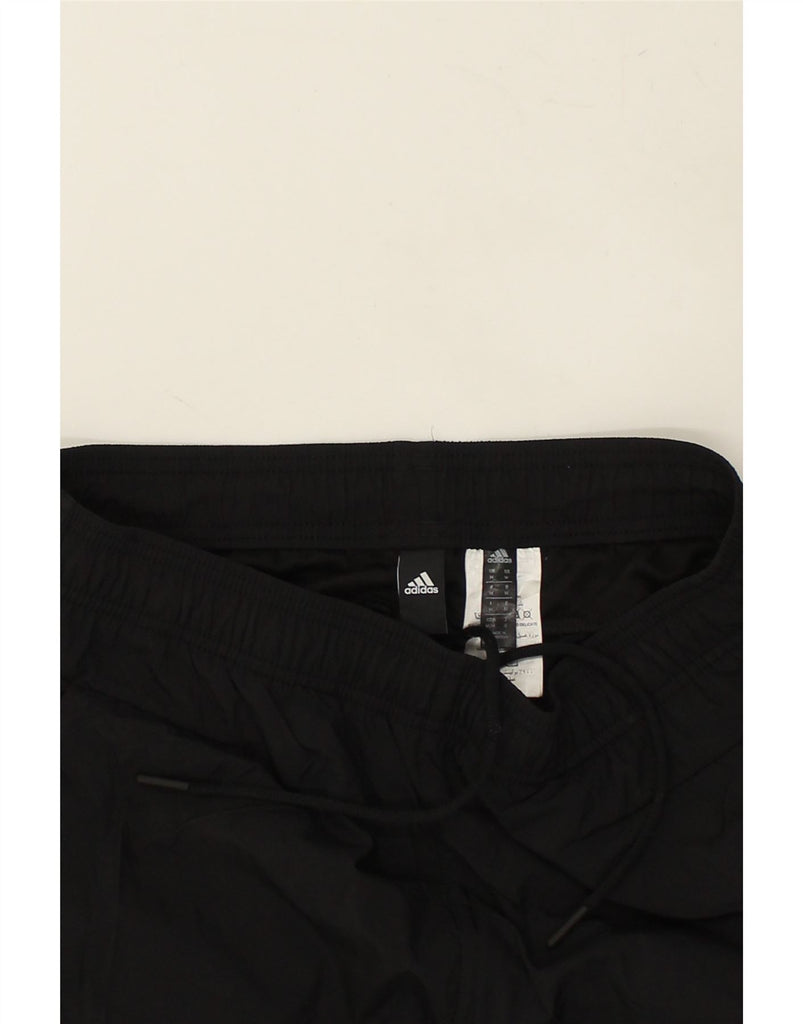 ADIDAS Mens Tracksuit Trousers Joggers Medium Black Polyester | Vintage Adidas | Thrift | Second-Hand Adidas | Used Clothing | Messina Hembry 