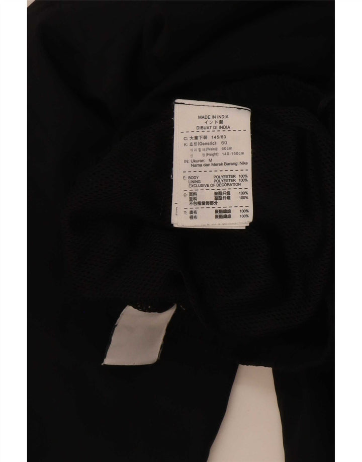 Nike Boys Dri Fit Tracksuit Trousers 10-11 Years Medium Black Polyester