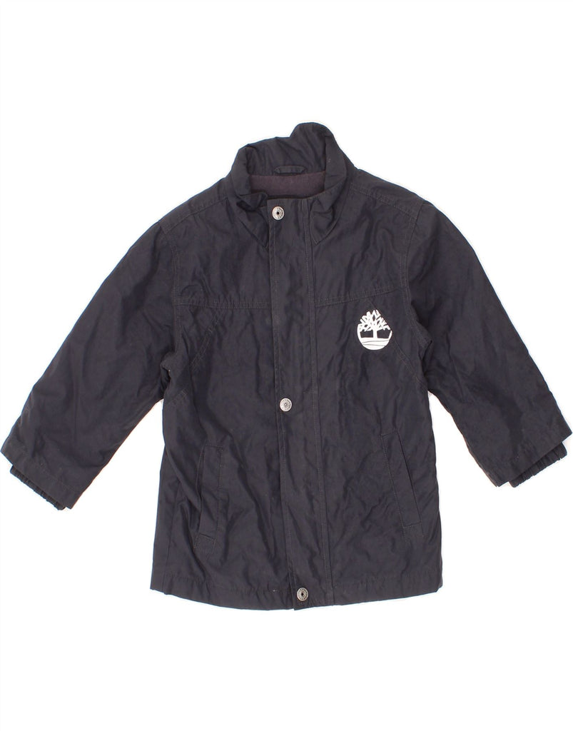 TIMBERLAND Baby Boys Graphic Windbreaker Jacket 18-24 Months Black Nylon Vintage Timberland and Second-Hand Timberland from Messina Hembry 