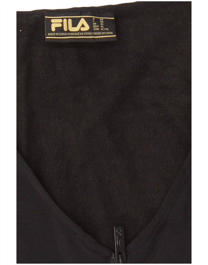 Fila Mens Utility Gilet UK 42 XL Black Polyester