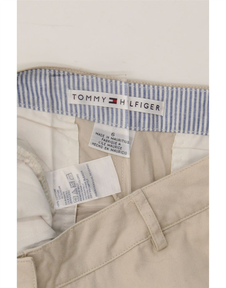 TOMMY HILFIGER Womens Chino Shorts US 6 Medium W30  Beige Cotton Vintage Tommy Hilfiger and Second-Hand Tommy Hilfiger from Messina Hembry 