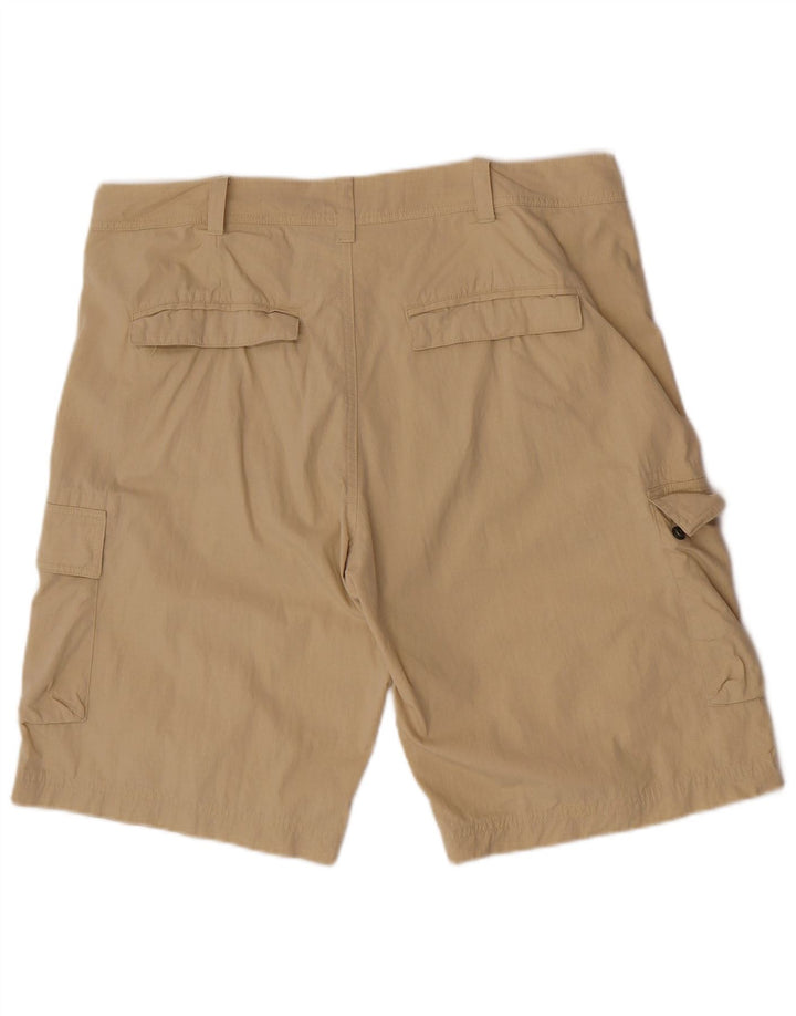 Timberland Mens Cargo Shorts W36 Large Beige Cotton