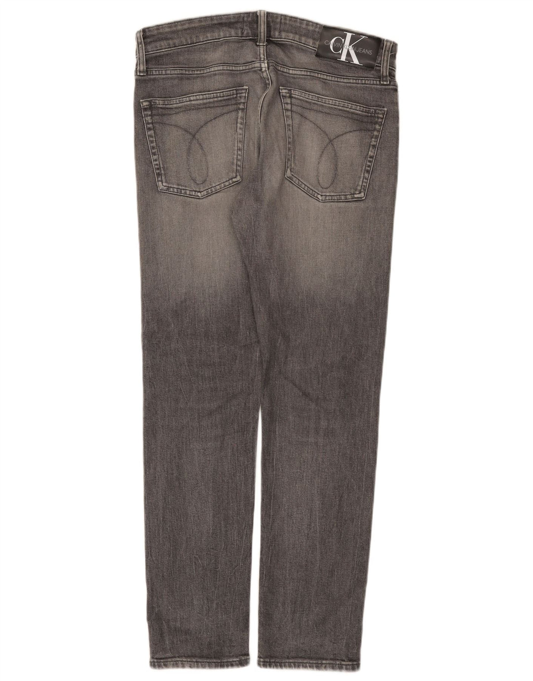 Calvin Klein Mens Larston Slim Jeans W32 L30 Grey Cotton