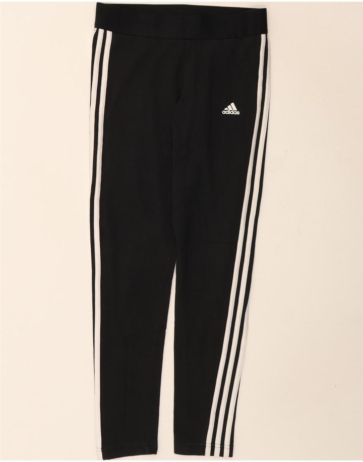 Adidas Womens Leggings UK 12/14 Medium  Black