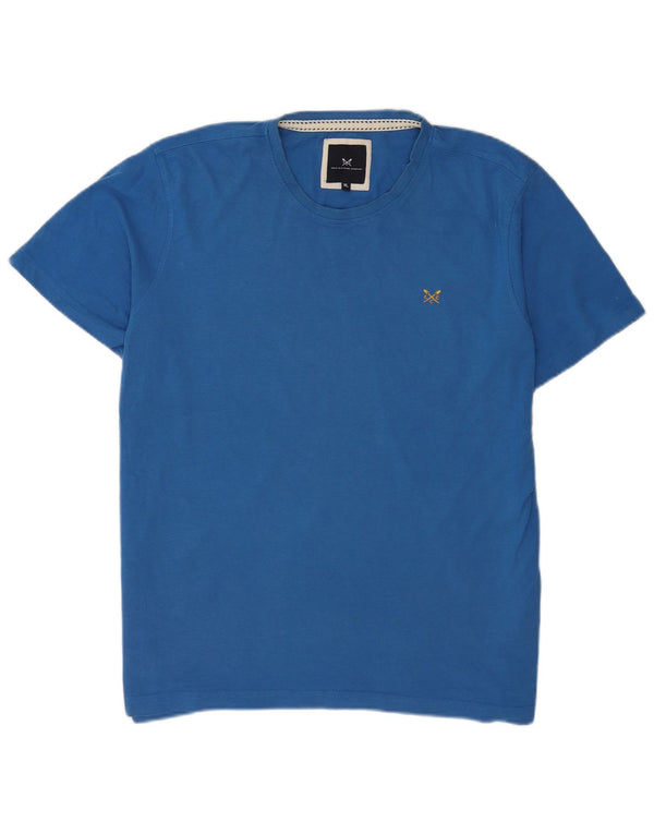 Crew Clothing Mens Short Sleeve T-Shirt Top XL Blue Cotton