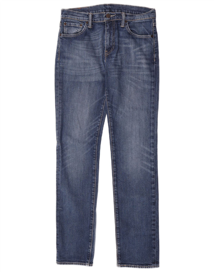 Levi's Womens 511 Slim Jeans W30 L32 Blue Cotton