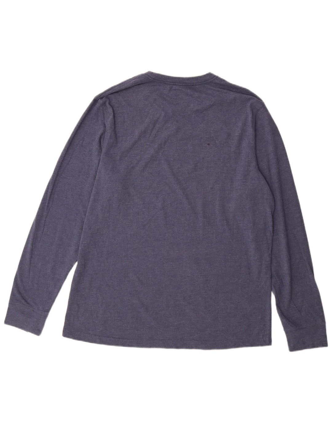 Eddie Bauer Mens Top Long Sleeve Large Blue Cotton