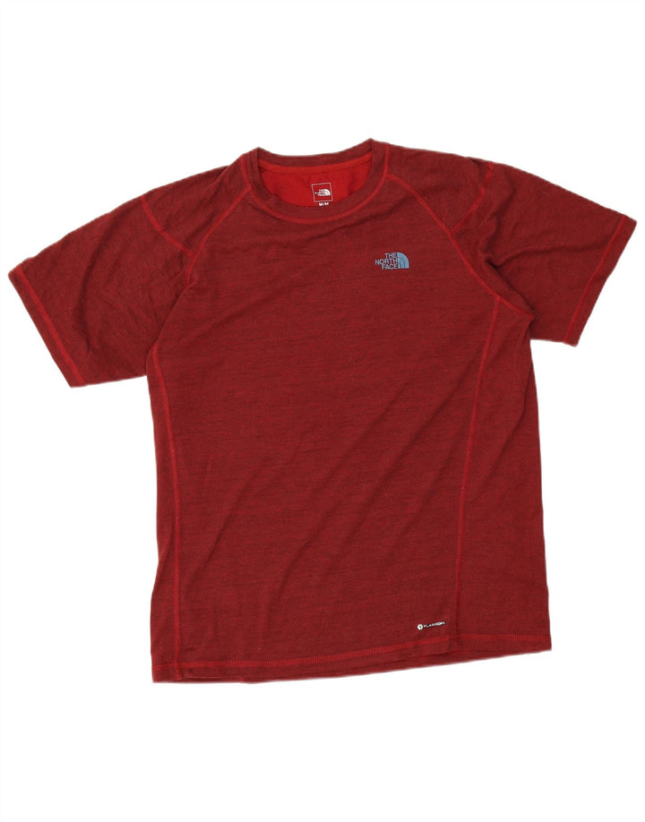 The North Face Mens T-Shirt Top Medium Red Flecked Polyester