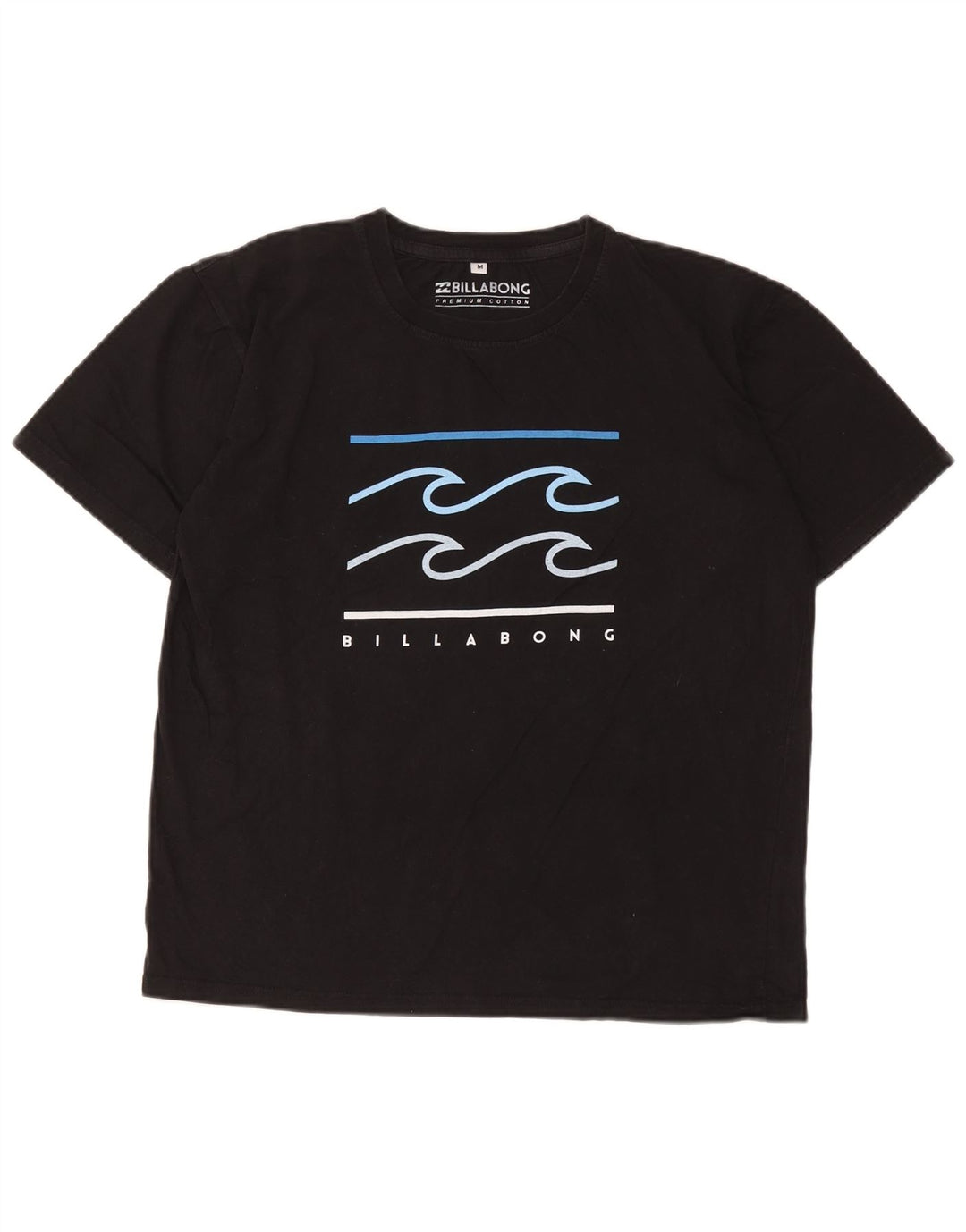 Billabong Mens Graphic T-Shirt Top Medium Black