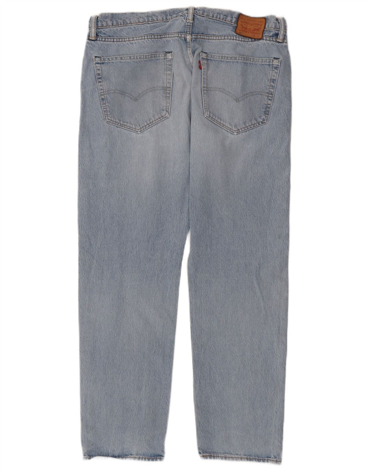 Levi's Mens 502 Tapered Jeans W36 L32 Blue Cotton