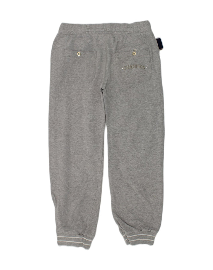CHAMPION Girls Tracksuit Trousers Joggers 7-8 Years Small  Grey Cotton | Vintage Champion | Thrift | Second-Hand Champion | Used Clothing | Messina Hembry 