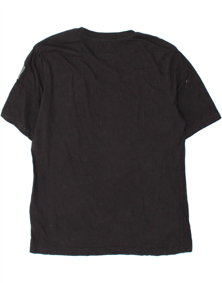 VANS Womens Graphic T-Shirt Top UK 14 Medium Black Cotton Vintage Vans and Second-Hand Vans from Messina Hembry 