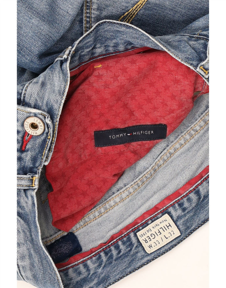 Tommy Hilfiger Mens Straight Jeans W33 L32 Blue