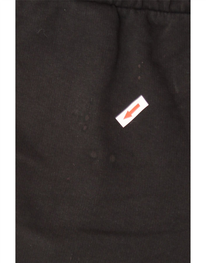 Puma Womens Sport Shorts UK 12 Medium  Black Cotton