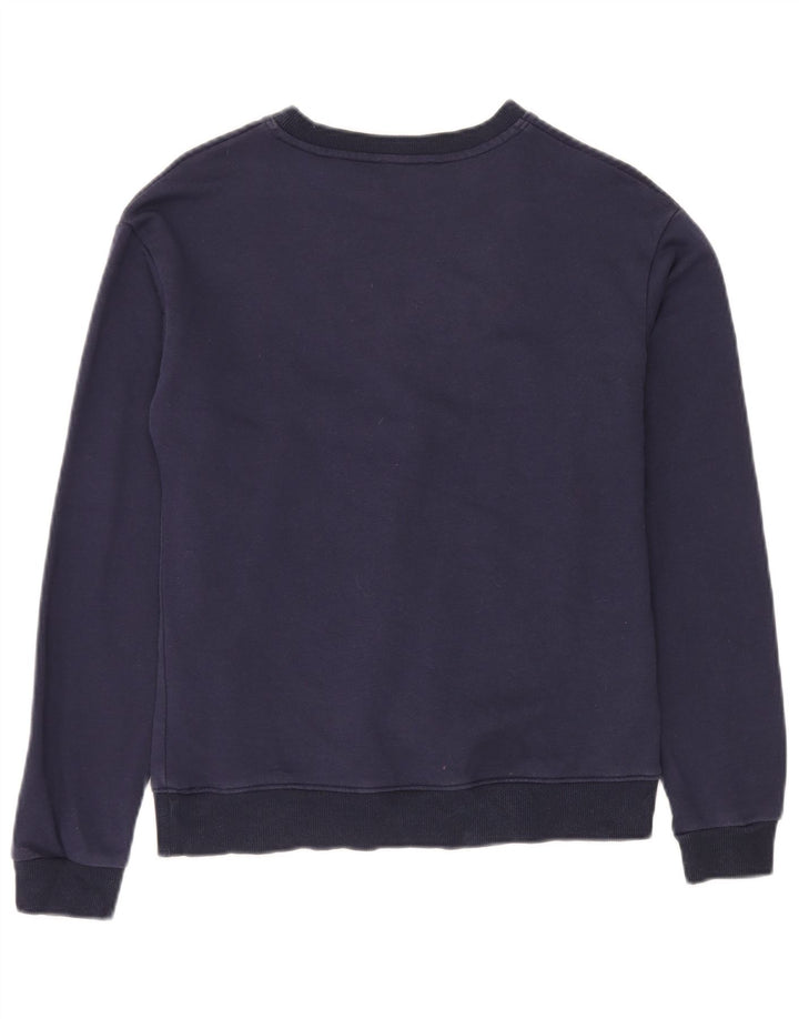 Gant Mens Graphic Sweatshirt Jumper XS Navy Blue Cotton