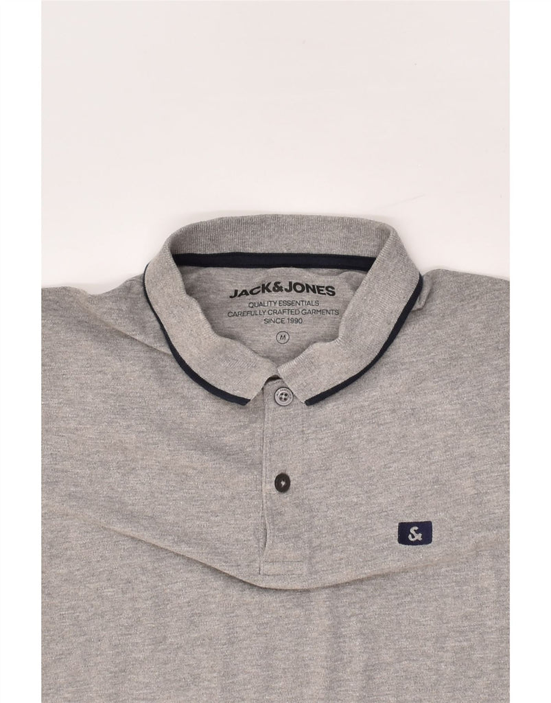 JACK & JONES Mens Polo Shirt Medium Grey | Vintage Jack & Jones | Thrift | Second-Hand Jack & Jones | Used Clothing | Messina Hembry 