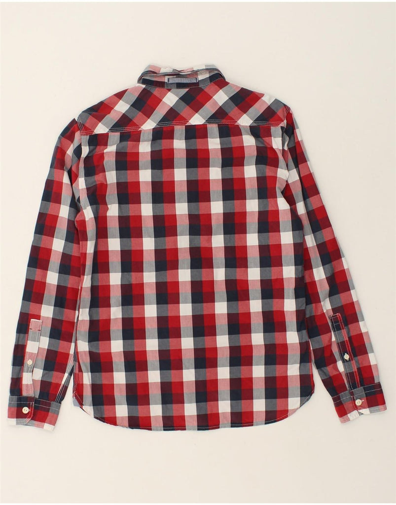 LEVI'S Mens Slim Fit Shirt Small Red Check Cotton | Vintage Levi's | Thrift | Second-Hand Levi's | Used Clothing | Messina Hembry 