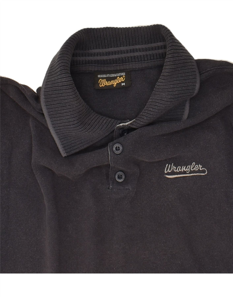 WRANGLER Mens Polo Shirt Medium Navy Blue Cotton Vintage Wrangler and Second-Hand Wrangler from Messina Hembry 