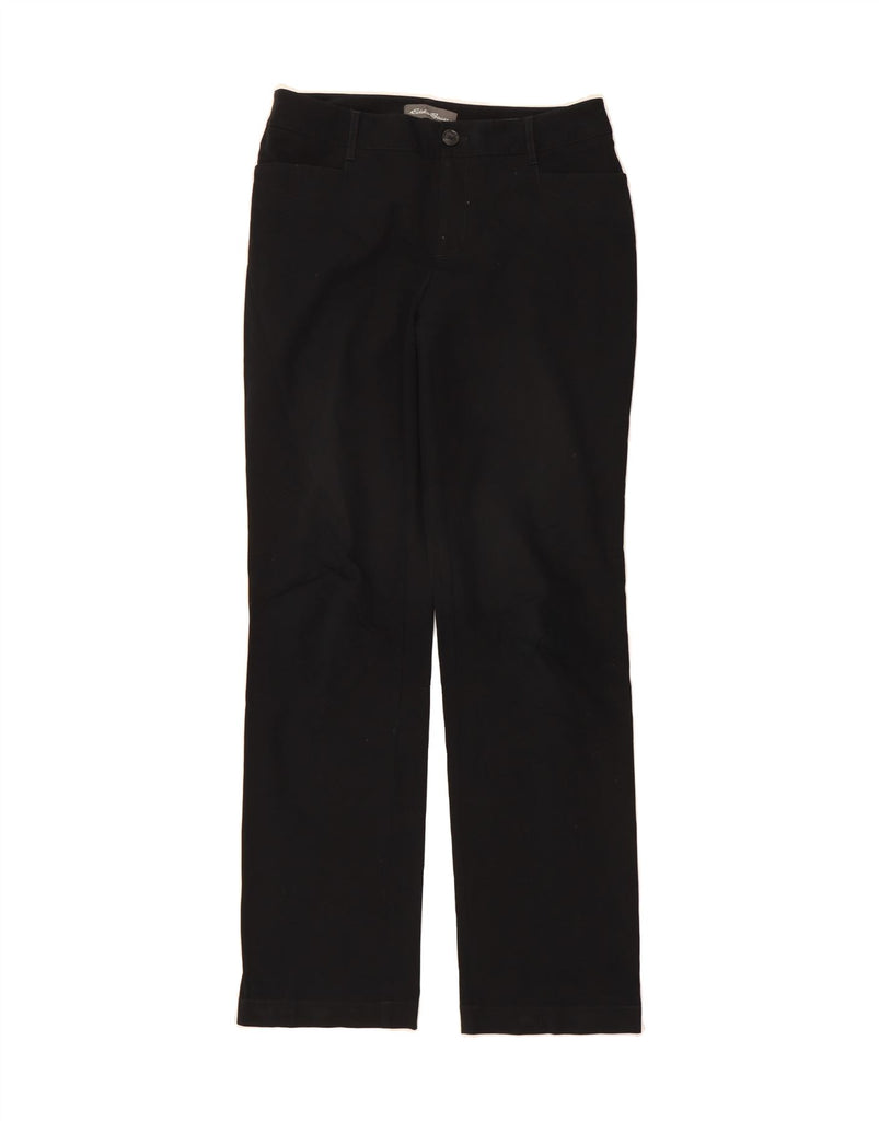 EDDIE BAUER Womens Straight Casual Trousers US 10 Large W32 L34 Black Vintage Eddie Bauer and Second-Hand Eddie Bauer from Messina Hembry 