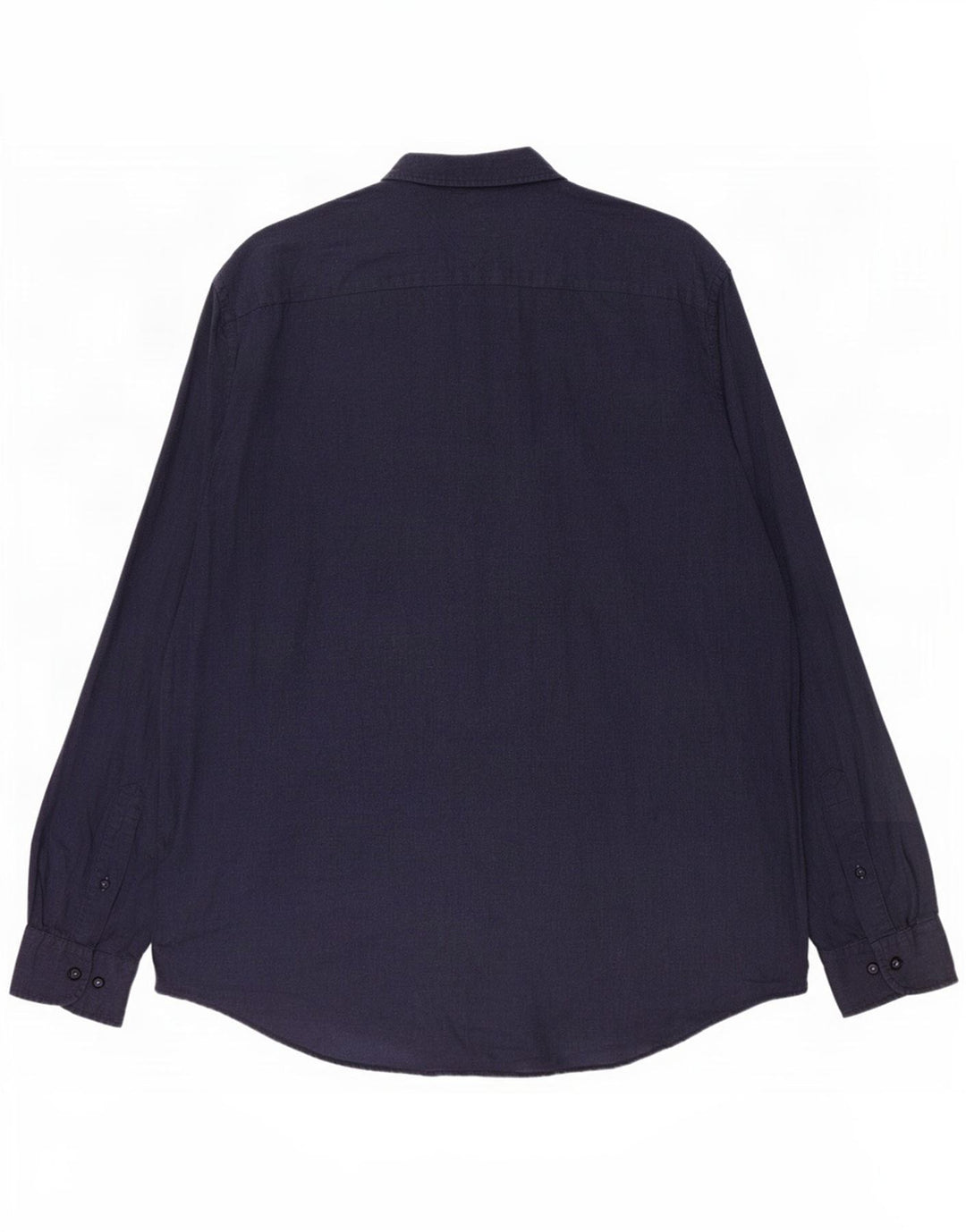 Tommy Hilfiger Mens Regular Fit Shirt XL Navy Blue Cotton