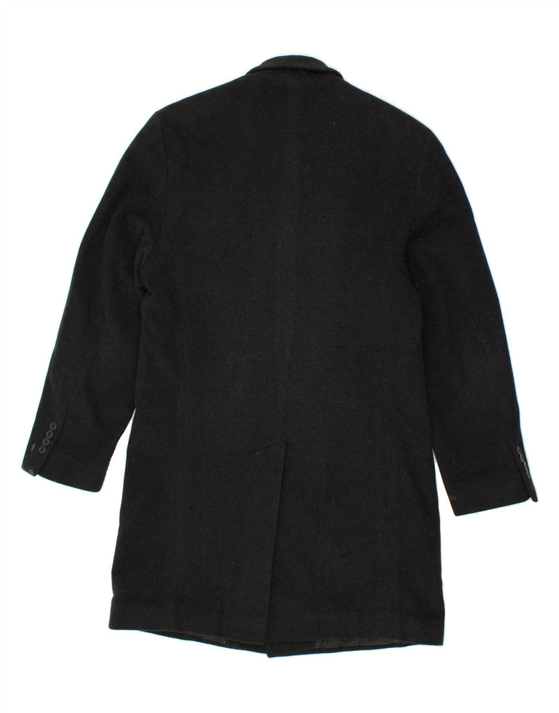 J. PHILIPP Mens Overcoat IT 50 Large Black Wool Vintage J. Philipp and Second-Hand J. Philipp from Messina Hembry 