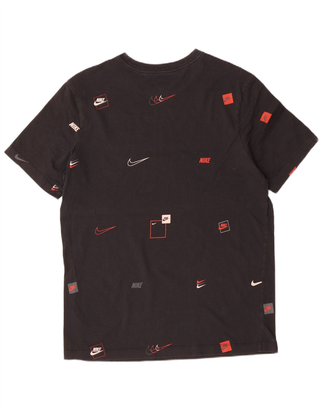 NIKE Mens Graphic T-Shirt Top Medium Black