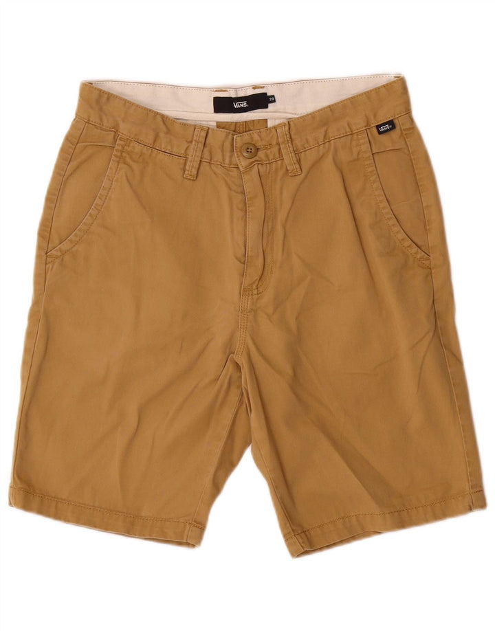 Vans Mens Chino Shorts W29 Small Beige Cotton