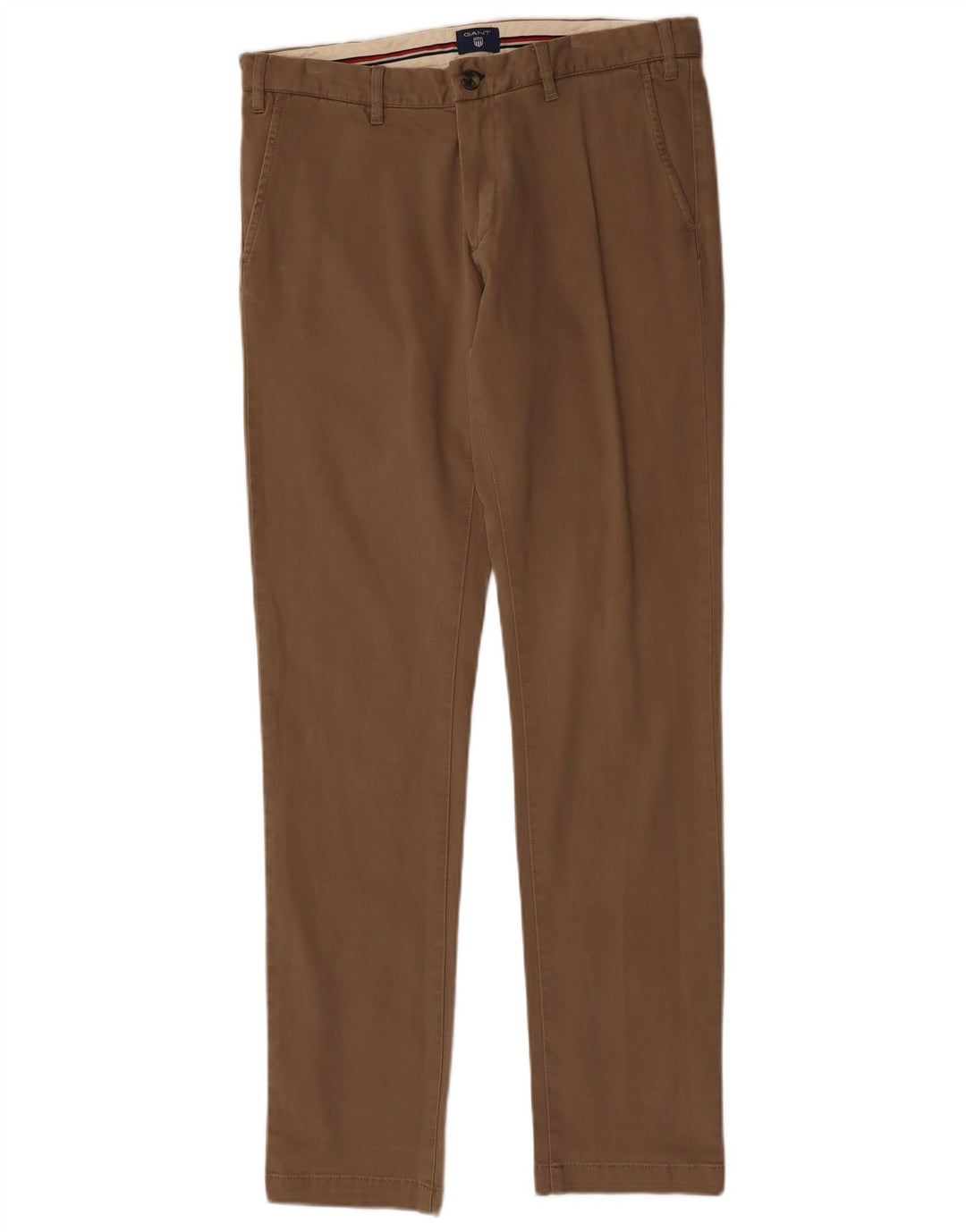 GANT Womens Slim Chino Trousers W34 L33 Beige