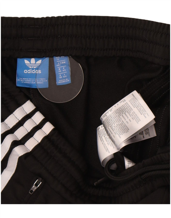 Adidas Womens Tracksuit Trousers UK 12 Medium Black Polyester