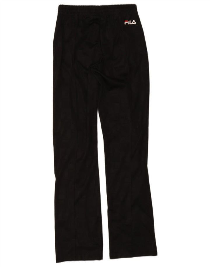 Fila Mens Graphic Tracksuit Trousers XS  Black Polyester