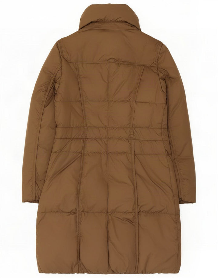 Henry Cottons Womens Padded Coat IT 42 Medium Brown Polyester